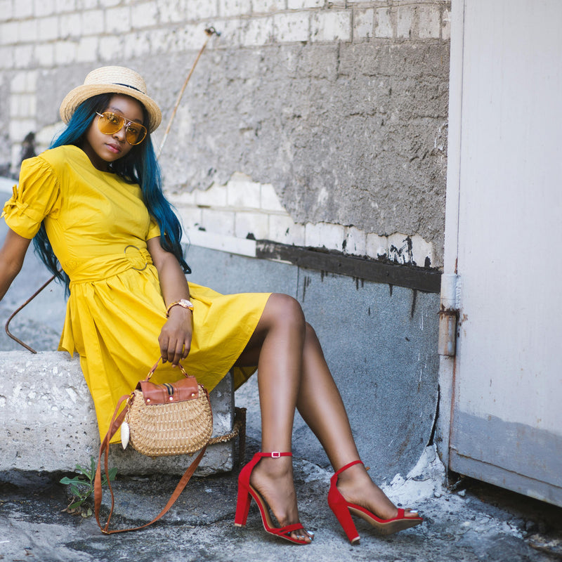 blue shoes yellow dress Women's Blue Oxford Shoes main image 1