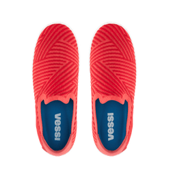 Women's Boardwalk Slip-On - Hyperpink/Berry Zigzag