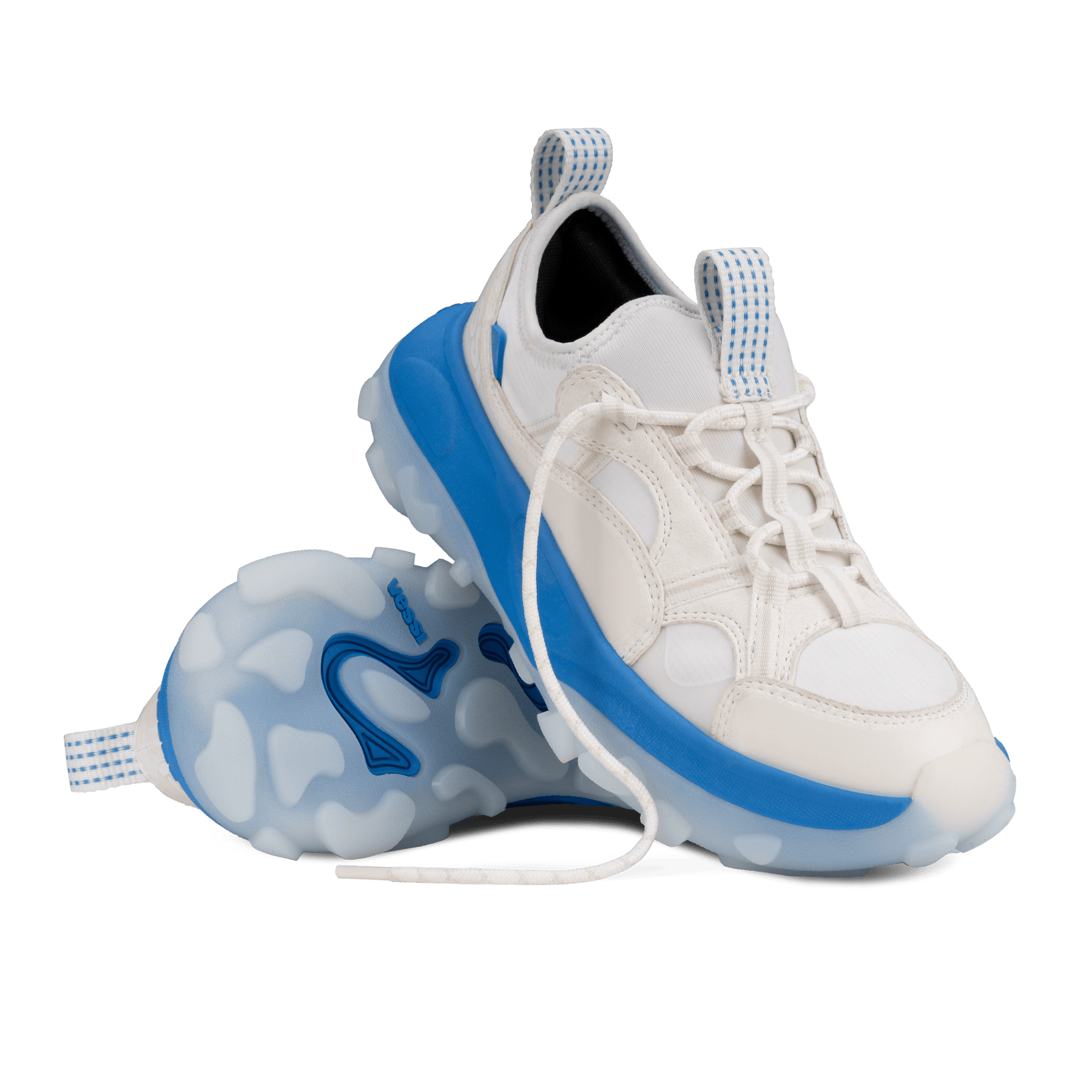 Women's Motu Sneaker - Off-White/Vessi Blue