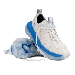 Women's Motu Sneaker - Off-White/Vessi Blue