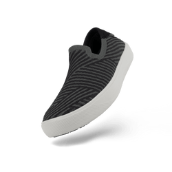 Men's Boardwalk Slip-On - Dark Grey/Black Zigzag