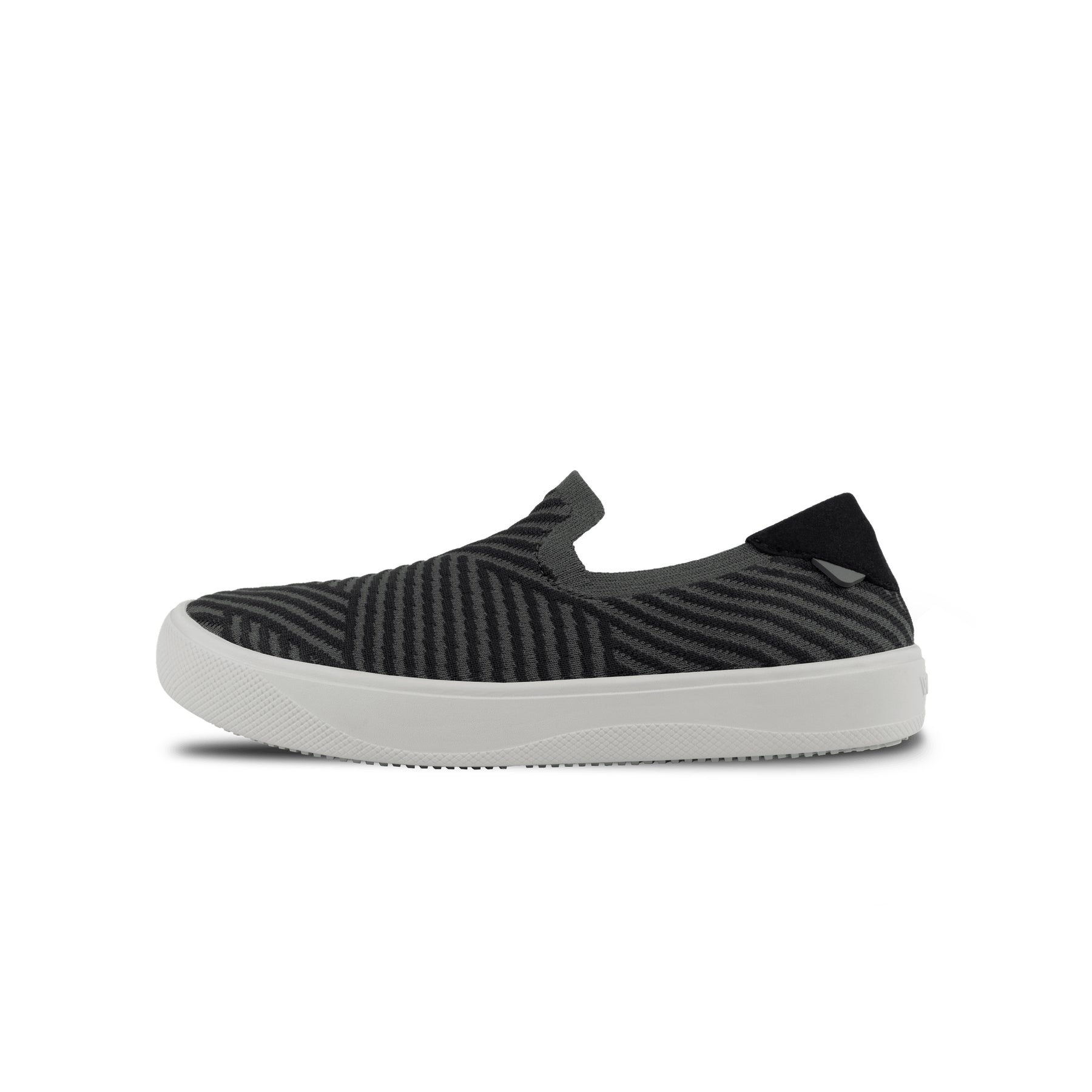 Men's Boardwalk Slip-On - Dark Grey/Black Zigzag