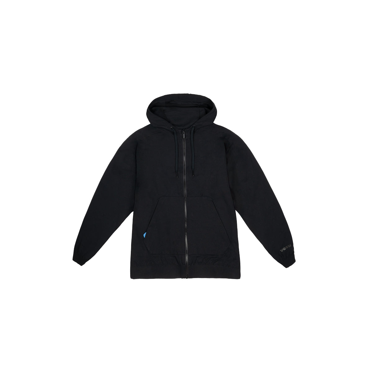 Men's Coastal Hoodie Full Zip - Black – Vessi