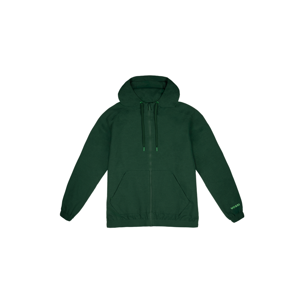 Men's Coastal Hoodie Full Zip - Pine