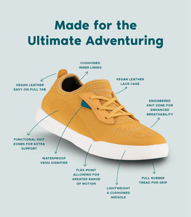 Kids Weekend Sneakers made for the ultimate adventuring features
