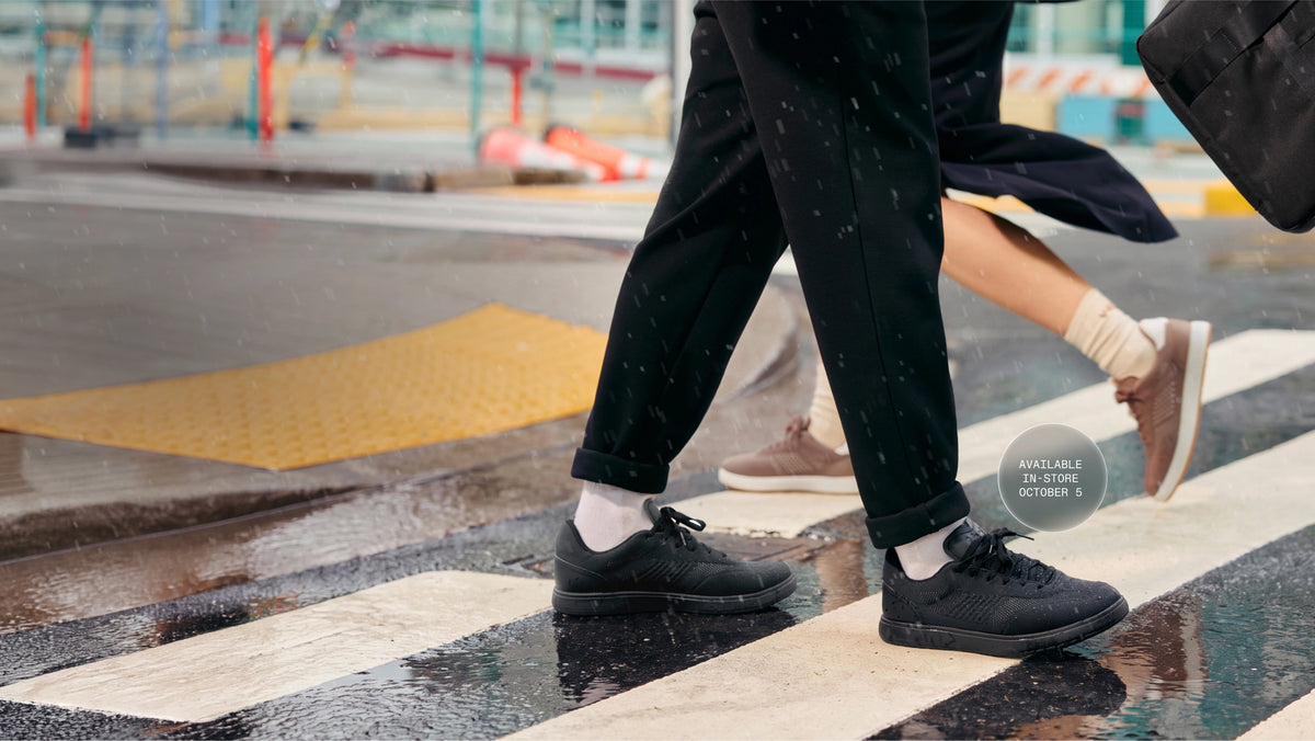The shoe that works with everything. Including the weather.