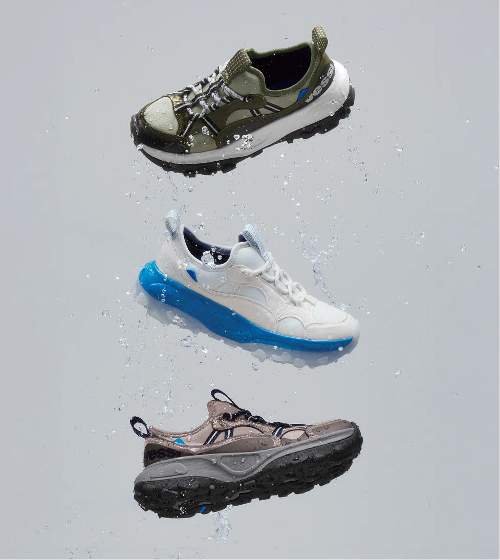 Men's Motu Sneaker - Off-White/Vessi Blue