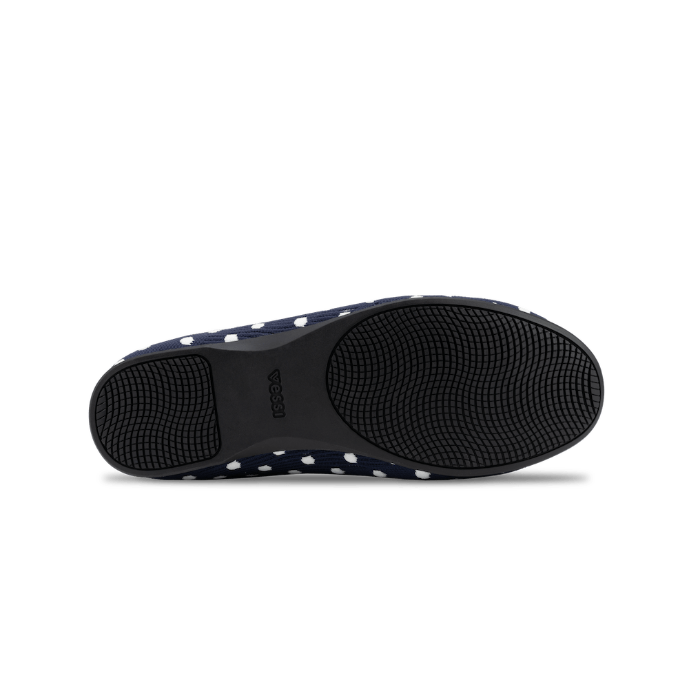 Women's Market Flat - Midnight/White Polka Dot