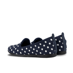 Women's Market Flat - Midnight/White Polka Dot
