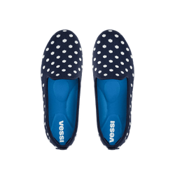 Women's Market Flat - Midnight/White Polka Dot