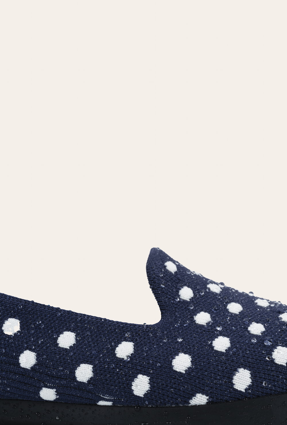 Women's Market Flat - Midnight/White Polka Dot