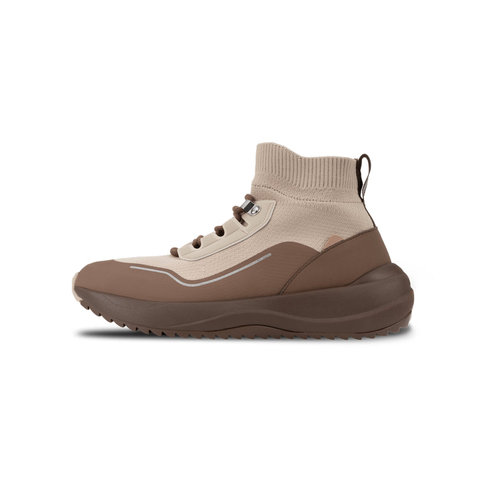 ウォーターヒヤシンス Women's Stormburst High Top - Sandwash/Dark Teak – Vessi