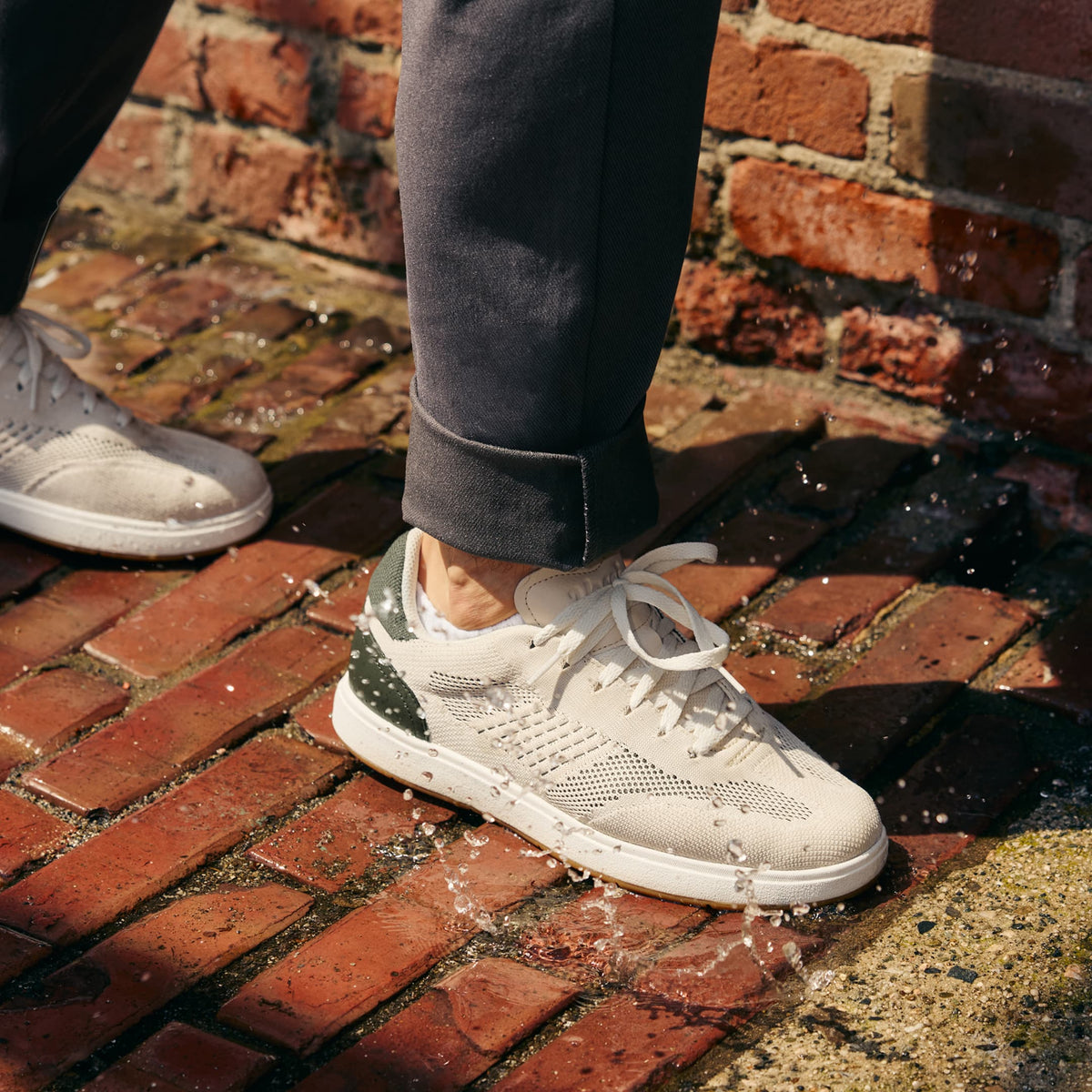 Women's Match Sneaker - Sandshell/Forest Night