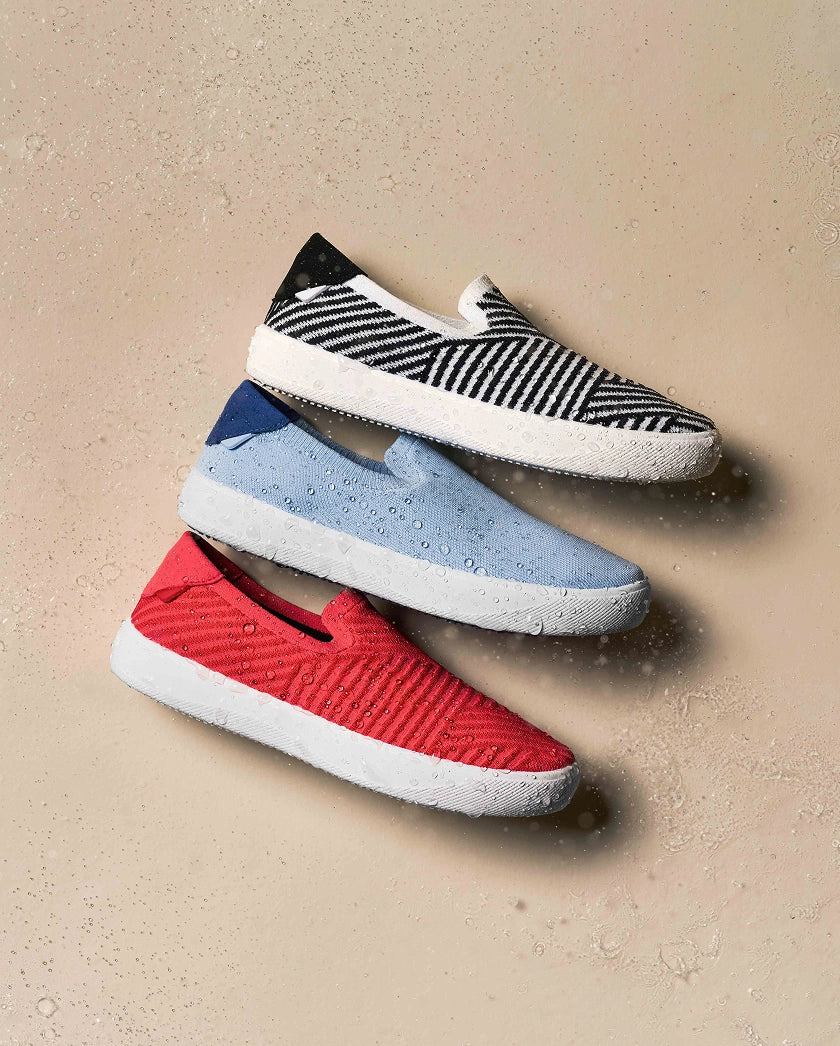 Women's Boardwalk Slip-On - Moonstone/Stripe